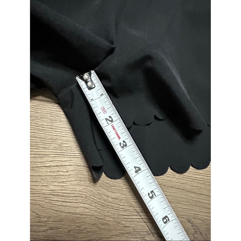 Tuckernuck Tnuck Black Scallop Performance Jersey Marisa Shorts Size XS - Picture 12 of 12